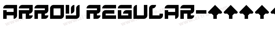 Arrow Regular字体转换